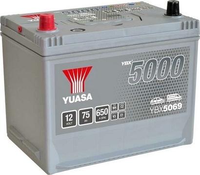 Yuasa YBX5069 - Стартерная аккумуляторная батарея, АКБ autosila-amz.com