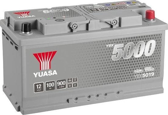 Yuasa YBX5019 - Silver High Performance аккумулятор 12V 100Ah 900A ETN 0(R+) B3 353x175x190 23.4kg autosila-amz.com