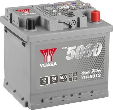 Yuasa YBX5012 - Стартерная аккумуляторная батарея, АКБ autosila-amz.com