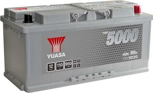 Yuasa YBX5020 - Стартерная аккумуляторная батарея, АКБ autosila-amz.com