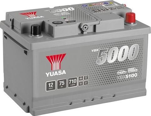 Yuasa YBX5100 - Стартерная аккумуляторная батарея, АКБ autosila-amz.com