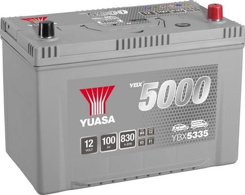 Yuasa YBX5335 - Стартерная аккумуляторная батарея, АКБ autosila-amz.com