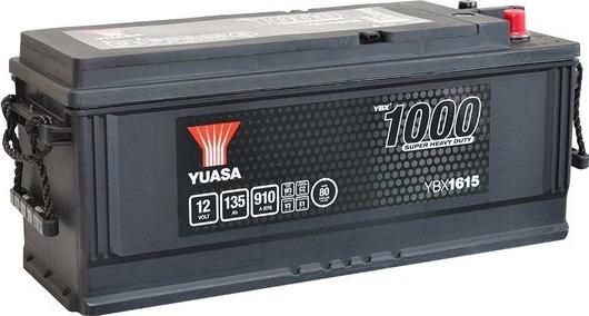 Yuasa YBX1615 - Стартерная аккумуляторная батарея, АКБ autosila-amz.com