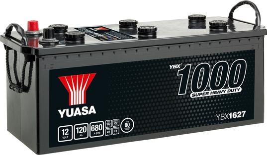 Yuasa YBX1627 - Стартерная аккумуляторная батарея, АКБ autosila-amz.com