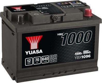 Yuasa YBX1096 - CaCa аккумулятор 12V 70Ah 620A ETN 0(R+) B3 278x175x190 17,2kg autosila-amz.com
