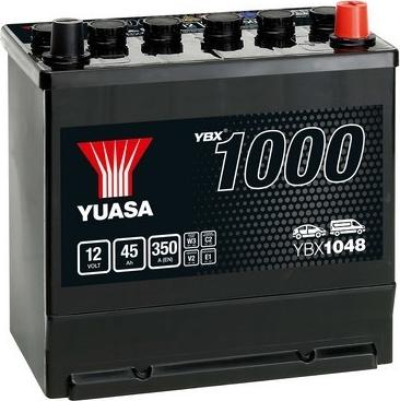 Yuasa YBX1048 - Стартерная аккумуляторная батарея, АКБ autosila-amz.com