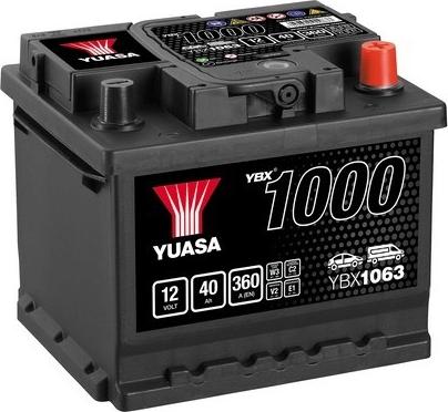 Yuasa YBX1063 - Стартерная аккумуляторная батарея, АКБ autosila-amz.com