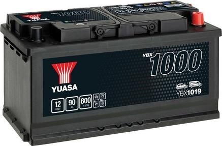 Yuasa YBX1019 - Стартерная аккумуляторная батарея, АКБ autosila-amz.com