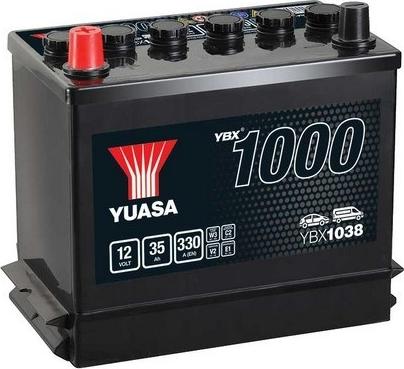 Yuasa YBX1038 - Стартерная аккумуляторная батарея, АКБ autosila-amz.com