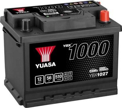 Yuasa YBX1027 - CaCa аккумулятор 12V 55Ah 480A ETN 0(R+) B3 242x175x190 14,2kg autosila-amz.com