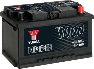Yuasa YBX1100 - Стартерная аккумуляторная батарея, АКБ autosila-amz.com