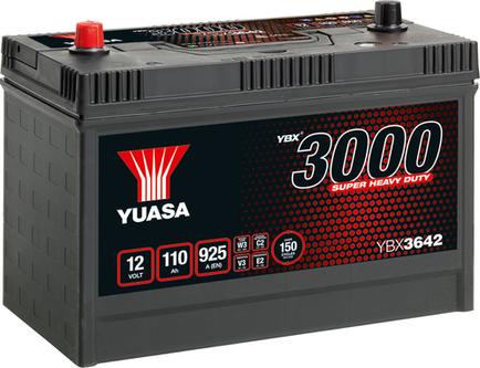 Yuasa YBX3642 - Стартерная аккумуляторная батарея, АКБ autosila-amz.com