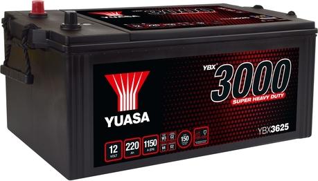 Yuasa YBX3625 - Стартерная аккумуляторная батарея, АКБ autosila-amz.com