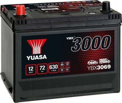 Yuasa YBX3069 - Стартерная аккумуляторная батарея autosila-amz.com