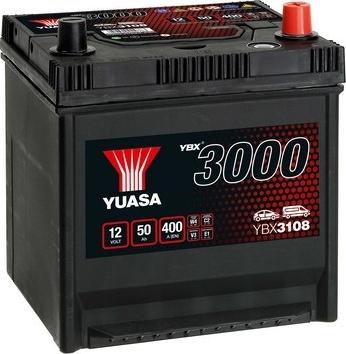 Yuasa YBX3108 - Стартерная аккумуляторная батарея, АКБ autosila-amz.com