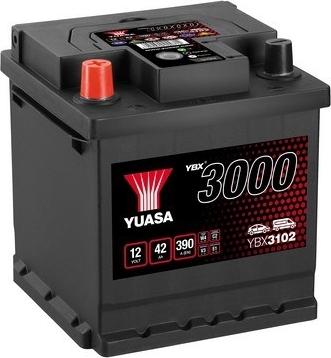 Yuasa YBX3102 - Стартерная аккумуляторная батарея, АКБ autosila-amz.com