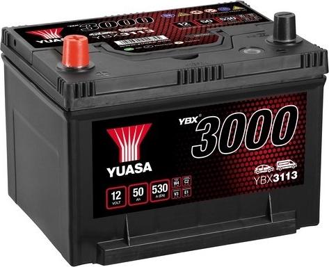 Yuasa YBX3113 - Стартерная аккумуляторная батарея, АКБ autosila-amz.com