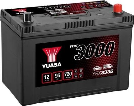 Yuasa YBX3335 - Стартерная аккумуляторная батарея, АКБ autosila-amz.com