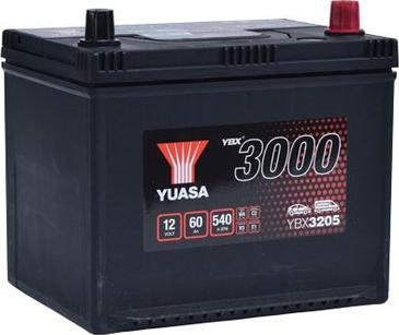 Yuasa YBX3205 - Стартерная аккумуляторная батарея, АКБ autosila-amz.com