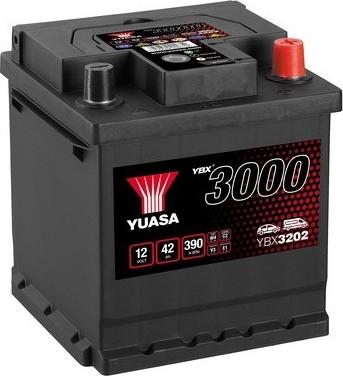 Yuasa YBX3202 - Стартерная аккумуляторная батарея, АКБ autosila-amz.com