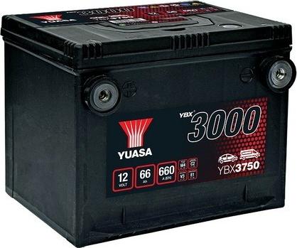 Yuasa YBX3750 - Стартерная аккумуляторная батарея, АКБ autosila-amz.com