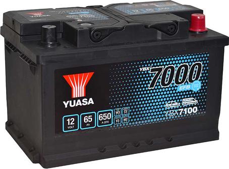 Yuasa YBX7100 - Стартерная аккумуляторная батарея, АКБ autosila-amz.com
