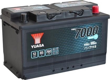 Yuasa YBX7115 - Стартерная аккумуляторная батарея, АКБ autosila-amz.com