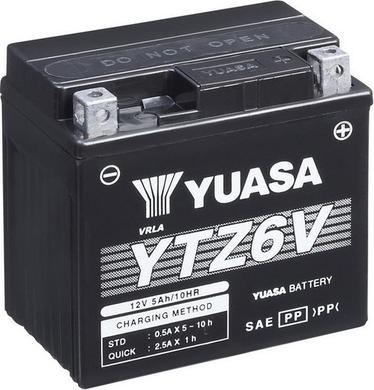 Yuasa YTZ6V - Стартерная аккумуляторная батарея, АКБ autosila-amz.com