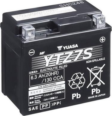 Yuasa YTZ7S - Стартерная аккумуляторная батарея, АКБ autosila-amz.com