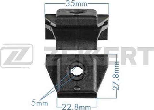 Zekkert BE-1616 - Зажим, клипса, молдинг autosila-amz.com