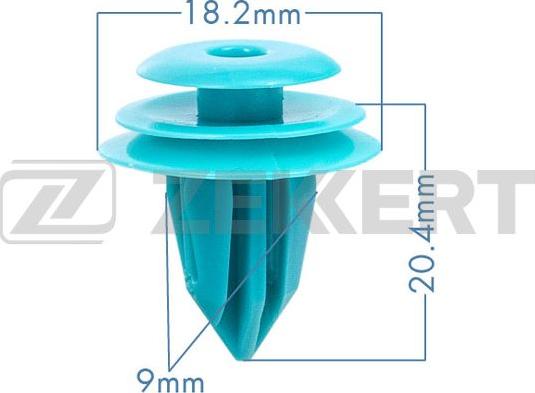 Zekkert BE-1073 - Зажим, клипса, молдинг autosila-amz.com