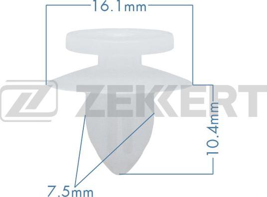 Zekkert BE-3436 - Зажим, клипса, молдинг autosila-amz.com