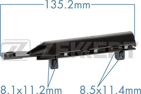 Zekkert BE-3557 - Зажим, клипса, молдинг autosila-amz.com