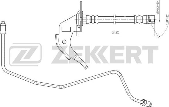 Zekkert BS-9459 - Тормозной шланг autosila-amz.com