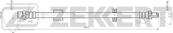 Zekkert BS-9010 - Тормозной шланг autosila-amz.com