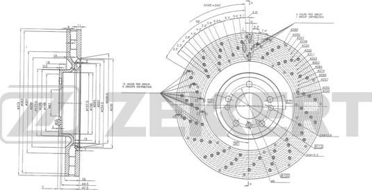 Zekkert BS-6014 - Тормозной диск autosila-amz.com