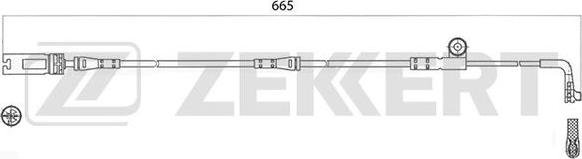 Zekkert BS-8046 - Сигнализатор, износ тормозных колодок autosila-amz.com