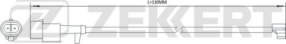 Zekkert BS-8059 - Сигнализатор, износ тормозных колодок autosila-amz.com