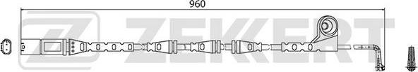 Zekkert BS-8005 - Сигнализатор, износ тормозных колодок autosila-amz.com