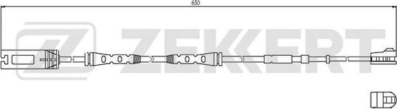 Zekkert BS-8034 - Сигнализатор, износ тормозных колодок autosila-amz.com