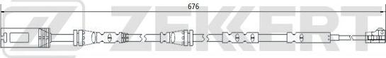 Zekkert BS-8075 - Сигнализатор, износ тормозных колодок autosila-amz.com