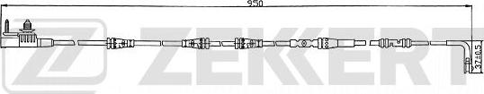 Zekkert BS-8109 - Сигнализатор, износ тормозных колодок autosila-amz.com