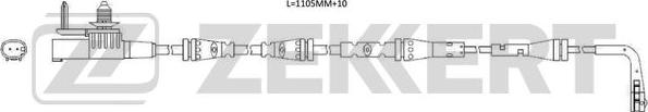 Zekkert BS-8119 - Сигнализатор, износ тормозных колодок autosila-amz.com