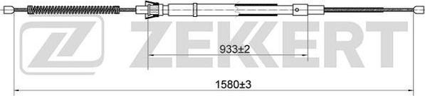 Zekkert BZ-1066 - Тросик, cтояночный тормоз autosila-amz.com