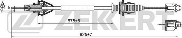 Zekkert BZ-1164 - Тросик газа autosila-amz.com