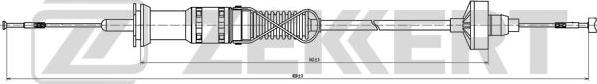 Zekkert BZ-1119 - Трос, управление сцеплением autosila-amz.com