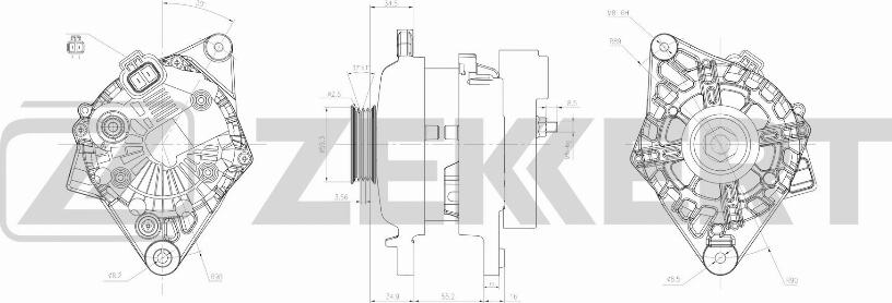 Zekkert GE-1000 - Генератор autosila-amz.com