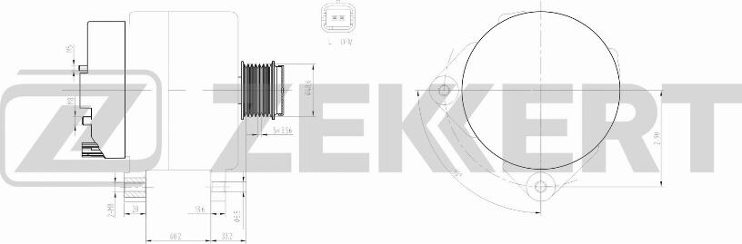 Zekkert GE-1003 - Генератор autosila-amz.com