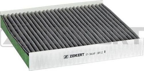 Zekkert IF-3414P - Фильтр воздуха в салоне autosila-amz.com