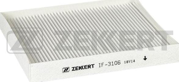 Zekkert IF-3106 - Фильтр воздуха в салоне autosila-amz.com